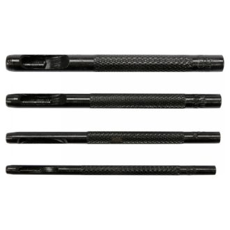 YATO Lederpiercing-Set 4-teilig 2-5 mm