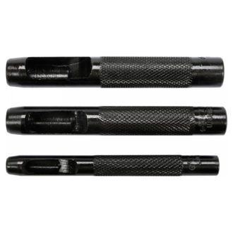 YATO Lederpiercing-Set 3-teilig 6-10 mm