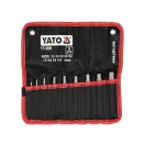 YATO Lederpiercing-Set 9-teilig 2,5-10 mm