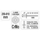 YATO Harmonic Pop-Nietzange 250-810 mm (2,4-6,4 mm)