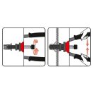 YATO Hebel-Steckschlüssel M3, M4, M5, M6, M8 300 mm