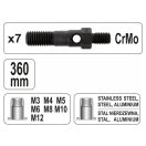YATO Nietmutternschlüssel 360 mm M3, M4, M5, M6, M8, M10, M12