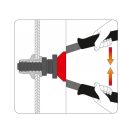 YATO Manueller Nietmutternschlüssel M3-M6 200 mm