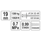 YATO Pneumatischer Blindnietschrauber 1/4", 0,62 MPa