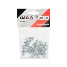 YATO Nietschraube M4 Aluminium (20 Stück)