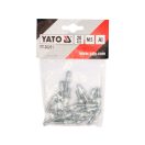 YATO Nietschraube M5 Aluminium (20 Stück)