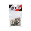 YATO Stahlnietmutter M8 (20 Stück)