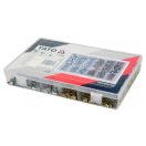 YATO Nietmuttern-Set aus Aluminium und Stahl, 300-teilig