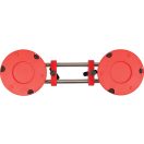 YATO Glasplattenklemme doppelt 440 mm verstellbar