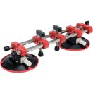 YATO Glasplattenklemme doppelt 440 mm verstellbar