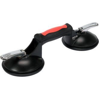 YATO Glastellerhalter doppelt aus Aluminium