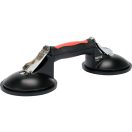 YATO Glastellerhalter doppelt aus Aluminium