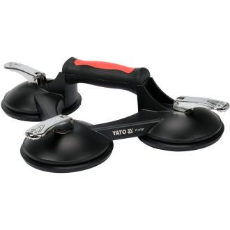 YATO Glasplattenhalter dreifach aus Aluminium