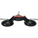 YATO Glasplattenhalter dreifach aus Aluminium