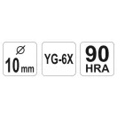 YATO Glas- und Fliesenbohrer 10 mm