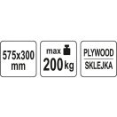 YATO Trolley 575 x 300 mm 200 kg