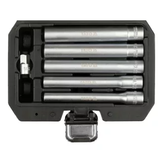 YATO Extra langer Steckschlüsselsatz 6-teilig 3/8"