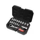 YATO Offener Steckschlüsselsatz 17-teilig 3/8", 1/2" Spline