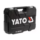 YATO Steckschlüsselsatz 77-teilig 1/4", 1/2" CrV