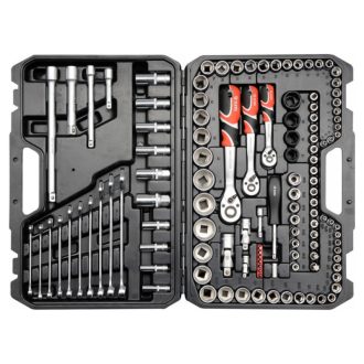   YATO Steckschlüsselsatz 120-teilig 1/4", 3/8", 1/2" CrV