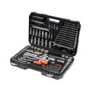 YATO Steckschlüsselsatz 150-teilig 1/4", 3/8", 1/2" CrV