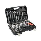 YATO Steckschlüsselsatz 111-teilig 1/4", 3/8", 1/2" CrV