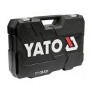 YATO Steckschlüsselsatz 111-teilig 1/4", 3/8", 1/2" CrV