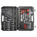 YATO Steckschlüsselsatz 216-teilig 1/4", 3/8", 1/2" CrV