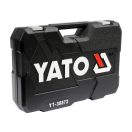 YATO Steckschlüsselsatz 128-teilig 1/4", 3/8", 1/2" CrV