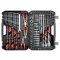 YATO Werkzeugsatz 129 Teile 1/4", 3/8", 1/2" CrV CrMo