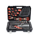 YATO Werkzeugsatz 129 Teile 1/4", 3/8", 1/2" CrV CrMo