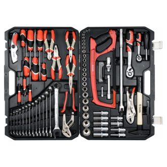 YATO Werkzeugset 79-teilig 1/4", 1/2" CrV CrMo