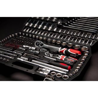   YATO Werkzeugsatz 225-teilig 1/4", 3/8", 1/2" CrV CrMo