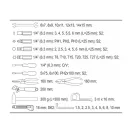 YATO Werkzeugset 44-teilig 1/4" CrV