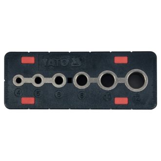YATO Bohrschablone 4-12 mm