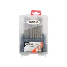YATO Spiralbohrer-Set 19-teilig 1-10 mm HSS Co