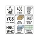 YATO Universalbohrer 10 x 240/400 mm