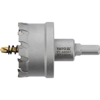 YATO Lochschneider 54 mm TCT mit Bitaufnahme