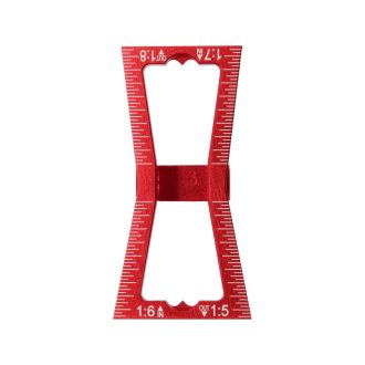 YATO Zinkenfrässchablone aus Aluminium