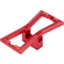 YATO Zinkenfrässchablone aus Aluminium