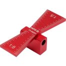 YATO Tischler-Schwalbenschwanz-Schablone aus Aluminium