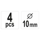 YATO Dübelmarkierung 10 mm (4 Stück)