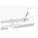 YATO Verstellbare Bohrschablone 250 mm Aluminium