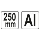 YATO Verstellbare Bohrschablone 250 mm Aluminium