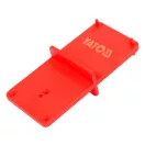 YATO Scharnier Bohrschablone 85 x 40 x 22 mm