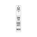 YATO Schneckenbohrer 4,2 x 75/45 mm Edelstahl HSS Premium