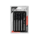 YATO Spiralbohrer-Set 5-teilig 10-15 mm HSS