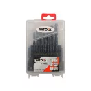 YATO Spiralbohrer-Set 19-teilig 1-10 mm HSS