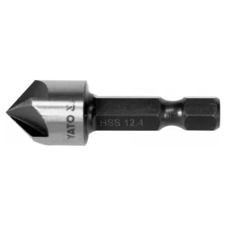YATO Konischer Senker für Metall HSS mit 12,4 mm Bitgriff