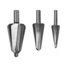 YATO Stufenbohrer-Set 3-teilig inox